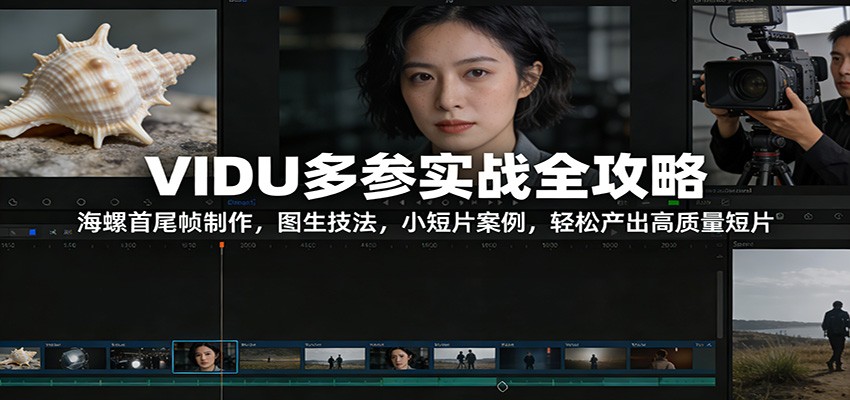 VIDU多参实战全攻略：海螺首尾帧制作，图生技法，小短片案例，轻松产出高质量短片-小目标云网创