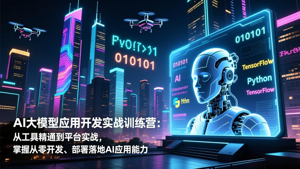 AI大模型应用开发实战训练营：从工具精通到平台实战，掌握从零开发、部署落地AI应用能力-小目标云网创