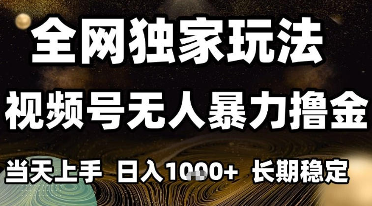 年底最新独家视频号无人直播撸礼物，小白也能轻松日入1k+，长期稳定，可批量复制【揭秘】-小目标云网创