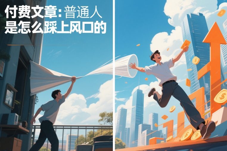 付费文章：普通人是怎么踩上风口的-小目标云网创