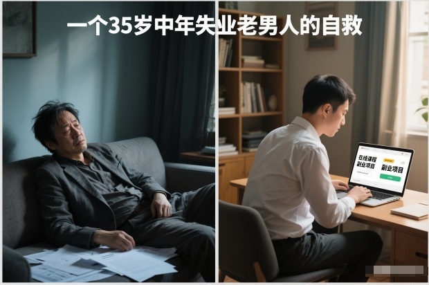 付费文章：一个35岁中年失业老男人的自救-小目标云网创