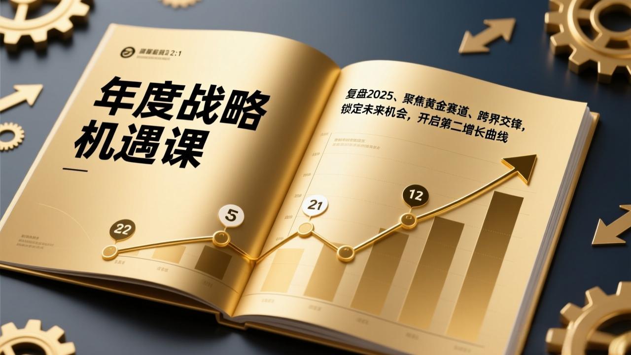 年度战略机遇课，复盘2025、聚焦黄金赛道、跨界交锋，锁定未来机会，开启第二增长曲线-小目标云网创