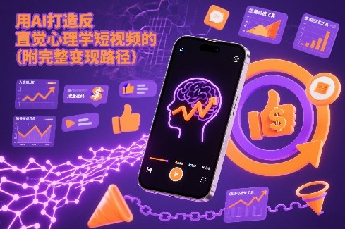 用AI打造“反直觉”心理学短视频的流量密码(附完整变现路径)-小目标云网创